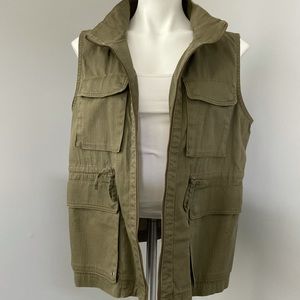 Green jacket vest